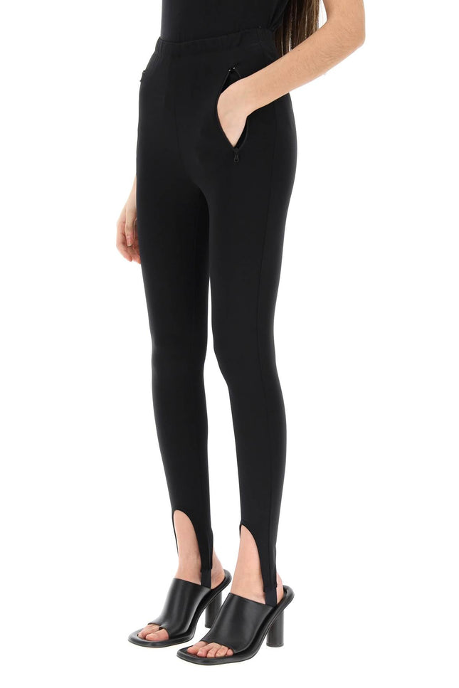 High-Waisted Stirrup Leggings-women > clothing > trousers-Wardrobe.Nyc-l-Nero-Urbanheer