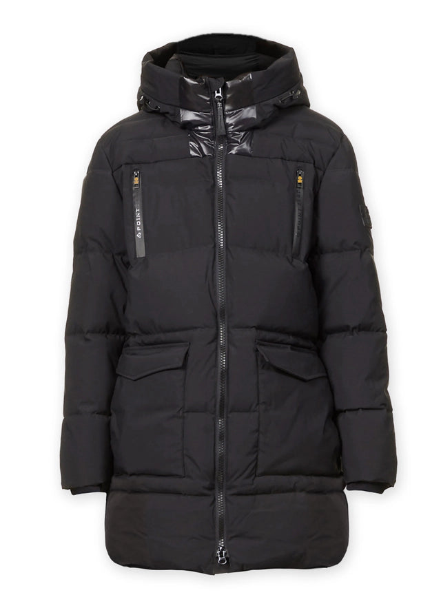 Hodded Long Puffer Jacket