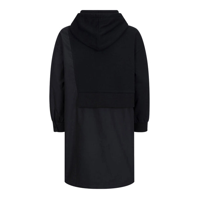 Hoj AW22 Black Hooded Shirt Side Jumper