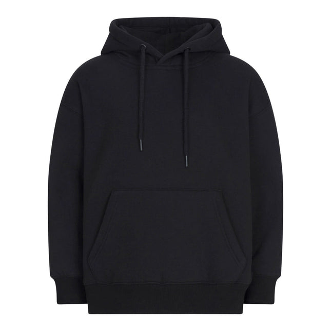 Hoj AW22 Boys Black Illustrated Canvas Hoodie