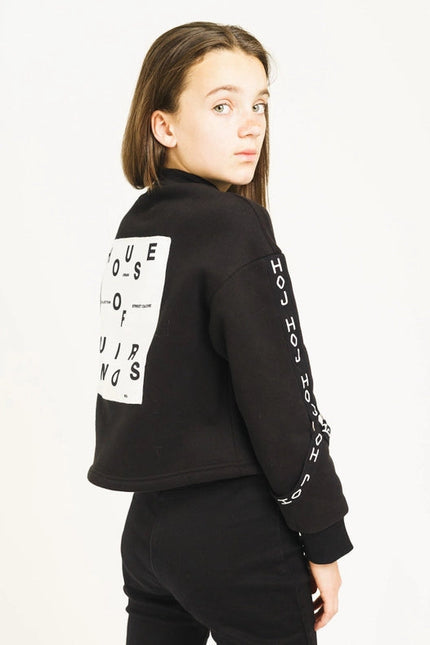 Hoj AW22 Canvas Print Cropped Sweater