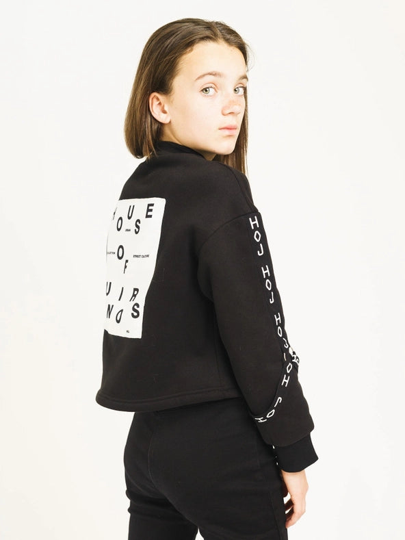 Hoj AW22 Canvas Print Cropped Sweater