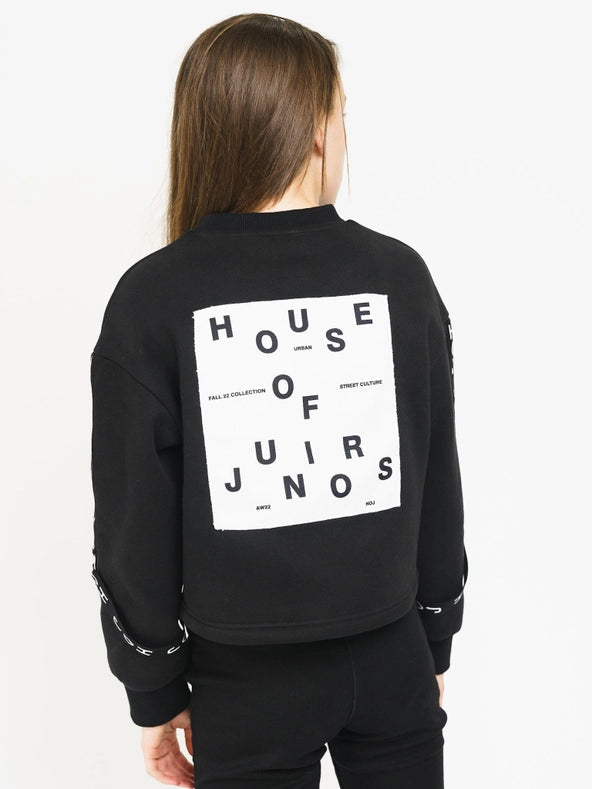 Hoj AW22 Canvas Print Cropped Sweater