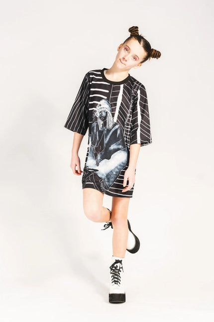 Hoj AW22 Illustrated Sketch T-Shirt Dress