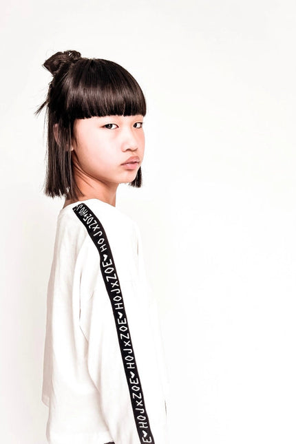 Hoj X Zoe Capsule Collection Cropped White Top