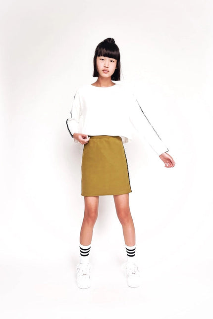 Hoj X Zoe Capsule Collection Cropped White Top