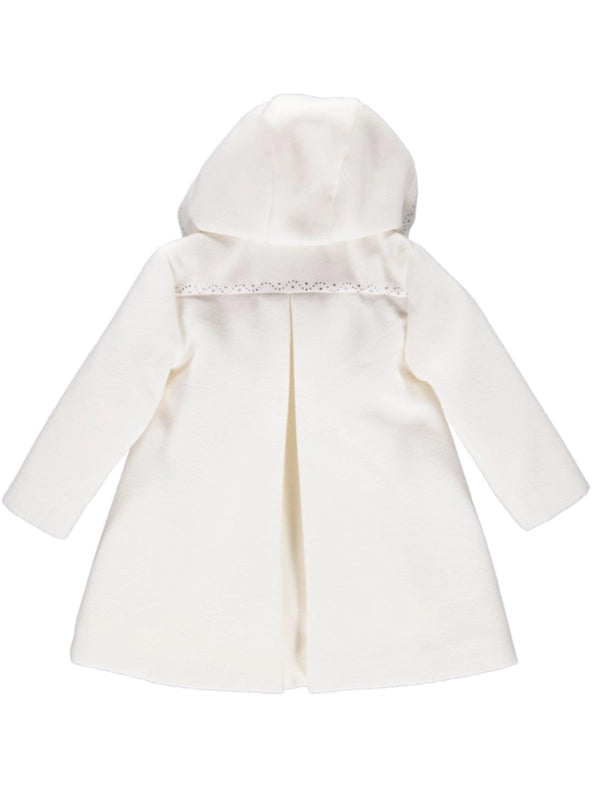 Hooded Jacket with Bows PEARL