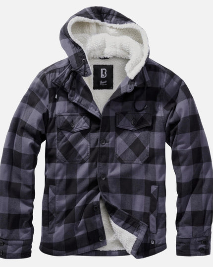 Hooded Lumber Jacket grey