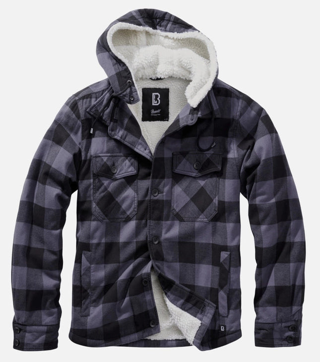 Hooded Lumber Jacket grey