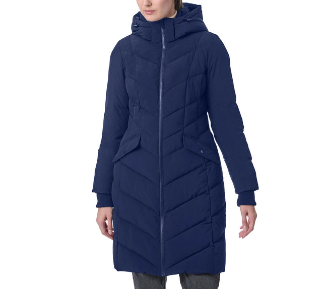 Hooded Walker Puffer Navy