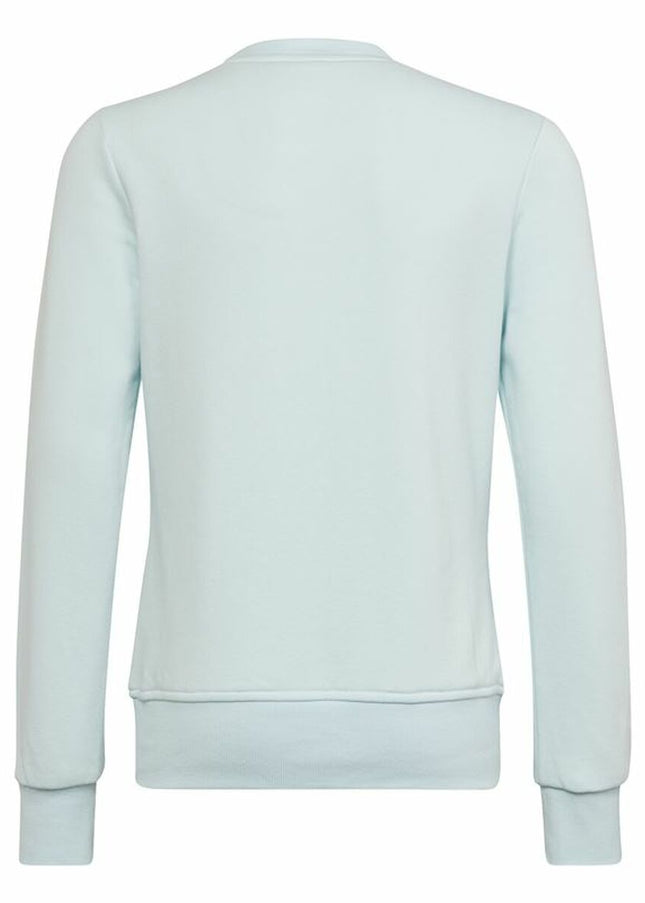 Hoodless Sweatshirt for Girls Adidas Essentials Light Blue-Toys | Fancy Dress > Babies and Children > Clothes and Footwear for Children-Adidas-Urbanheer