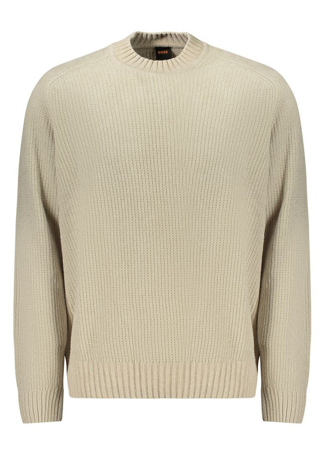 Hugo Boss Beige Cotton Sweater