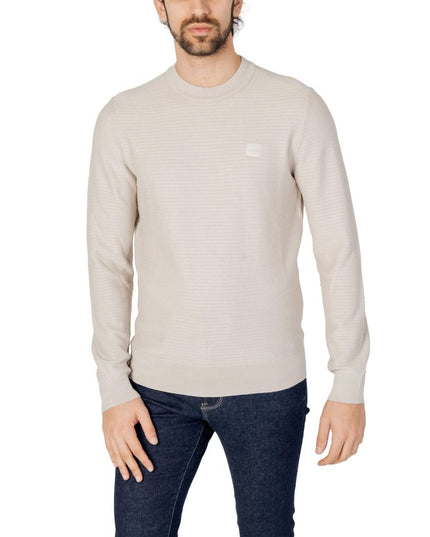 Hugo Boss Beige Cotton T-Shirt