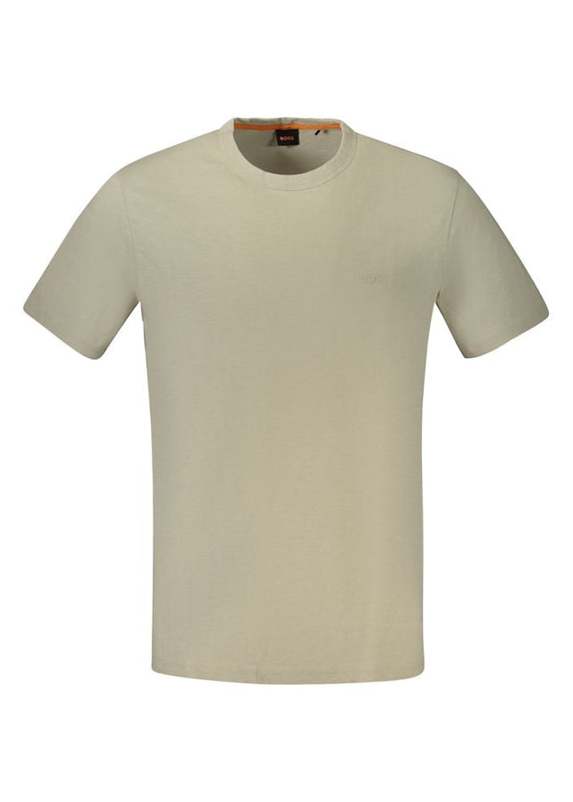 Hugo Boss Beige Cotton T-Shirt