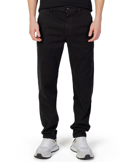 Hugo Boss Black Cotton Jeans & Pant