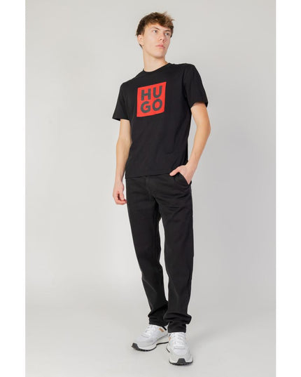 Hugo Boss Black Cotton Jeans & Pant