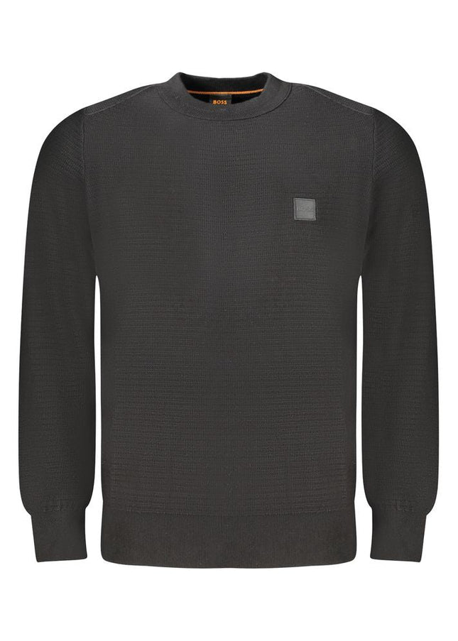 Hugo Boss Black Cotton Sweater