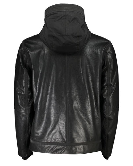 Hugo Boss Black Leather Men Jacket