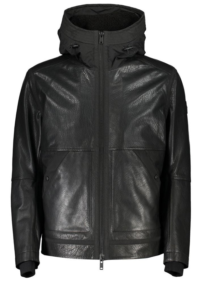 Hugo Boss Black Leather Men Jacket