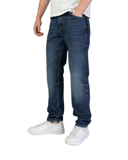 Hugo Boss Blue Cotton Jeans & Pant