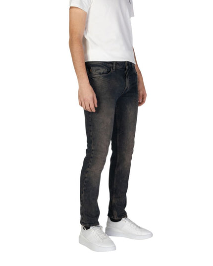 Hugo Boss Blue Cotton Jeans & Pant