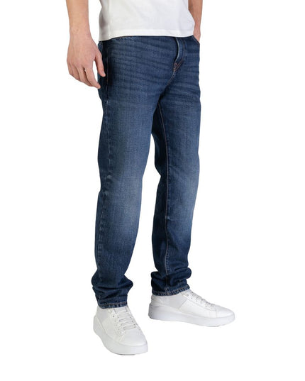 Hugo Boss Blue Cotton Jeans & Pant