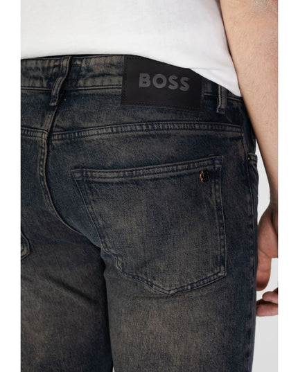 Hugo Boss Blue Cotton Jeans & Pant