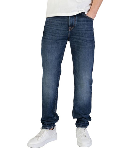 Hugo Boss Blue Cotton Jeans & Pant