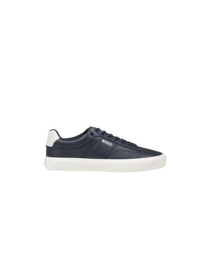 Hugo Boss Blue Leather Sneaker