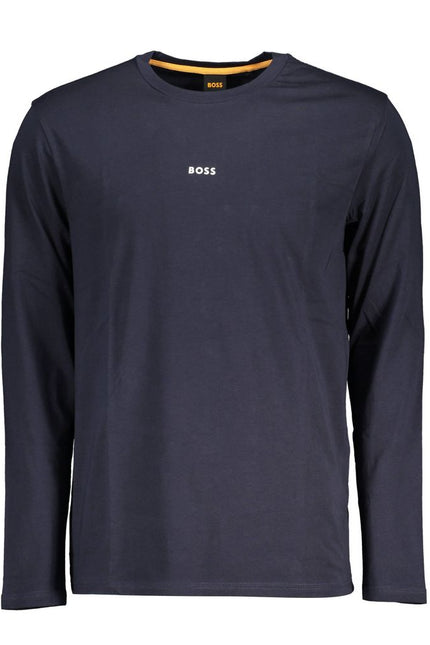 Hugo Boss Blue Organic Cotton Men T-Shirt