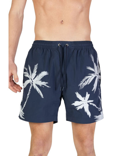 Hugo Boss Blue Polyamide Swimwear