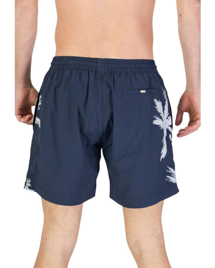 Hugo Boss Blue Polyamide Swimwear