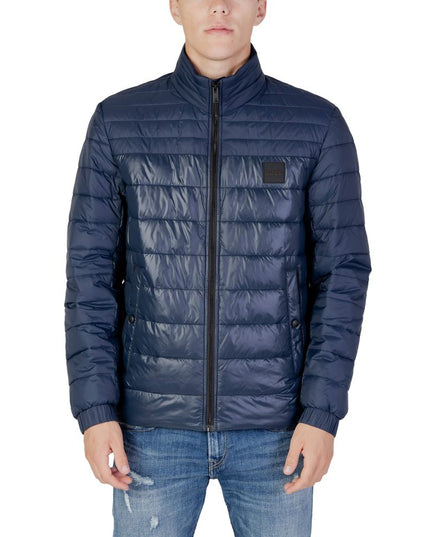 Hugo Boss Blue Polyester Jacket