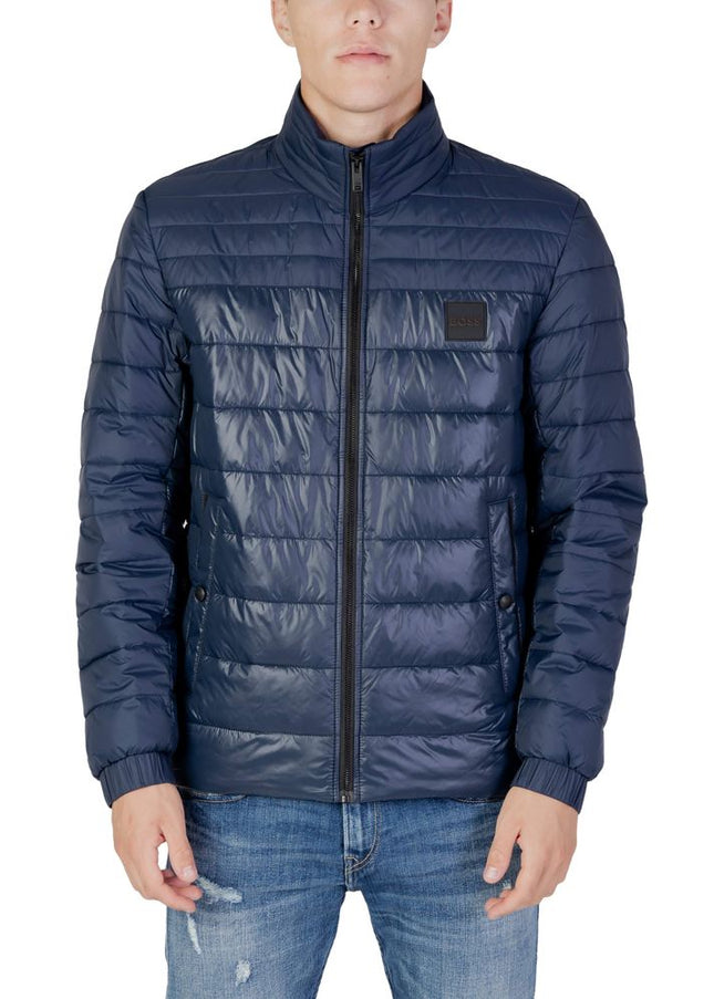 Hugo Boss Blue Polyester Jacket