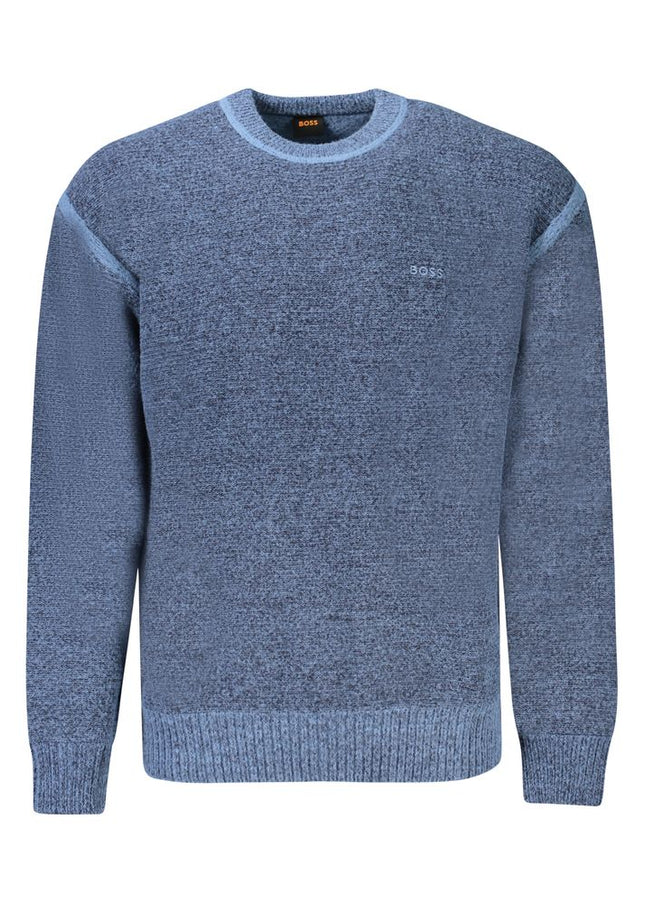 Hugo Boss Blue Wool Sweater