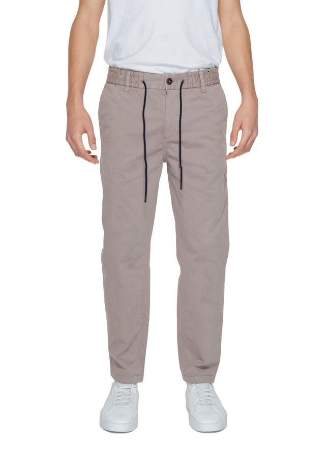 Hugo Boss Brown Cotton Jeans & Pant