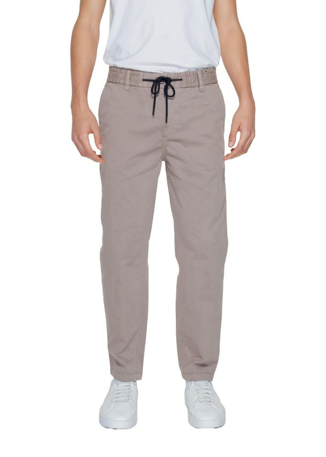 Hugo Boss Brown Cotton Jeans & Pant