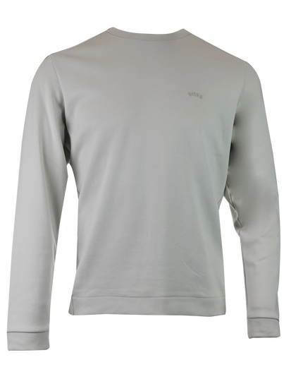 Hugo Boss Elegant Beige Cotton Sweatshirt