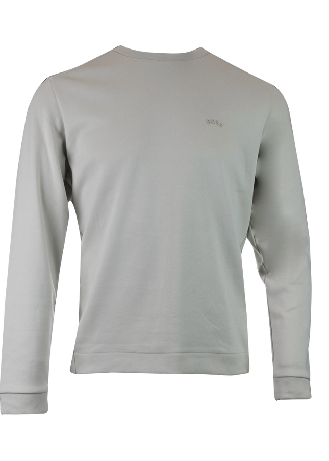 Hugo Boss Elegant Beige Cotton Sweatshirt