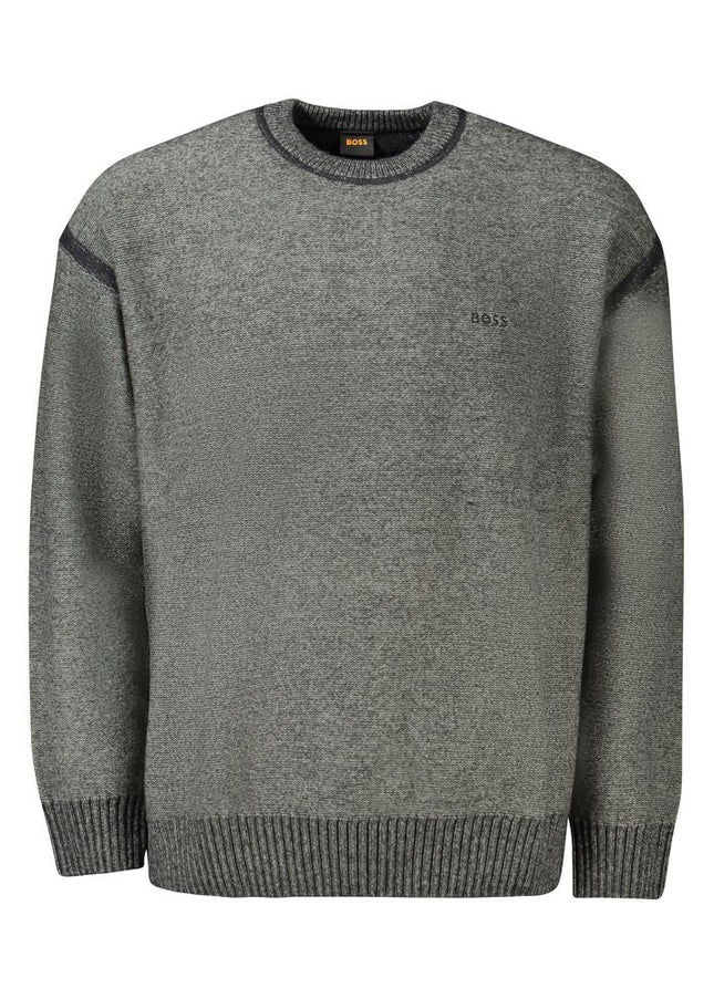 Hugo Boss Gray Wool Sweater