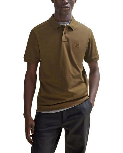 Hugo Boss Green Cotton Polo Shirt