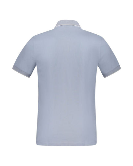 Hugo Boss Light Blue Cotton Polo Shirt