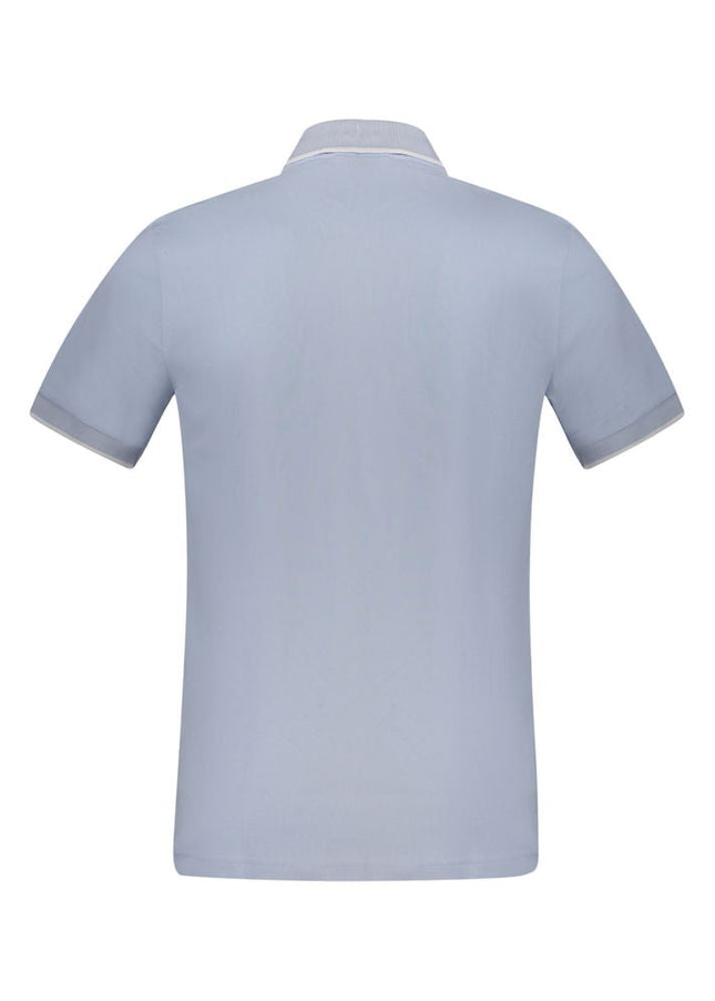 Hugo Boss Light Blue Cotton Polo Shirt