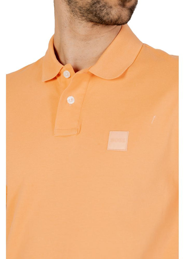 Hugo Boss Orange Cotton Polo Shirt