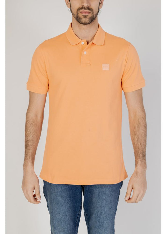 Hugo Boss Orange Cotton Polo Shirt