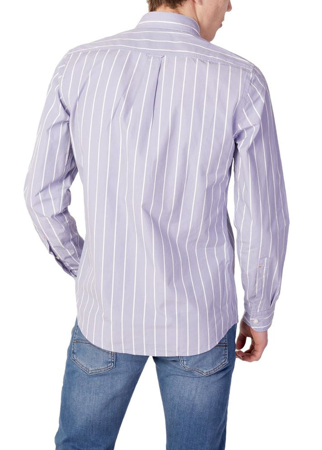 Hugo Boss Purple Cotton Shirt