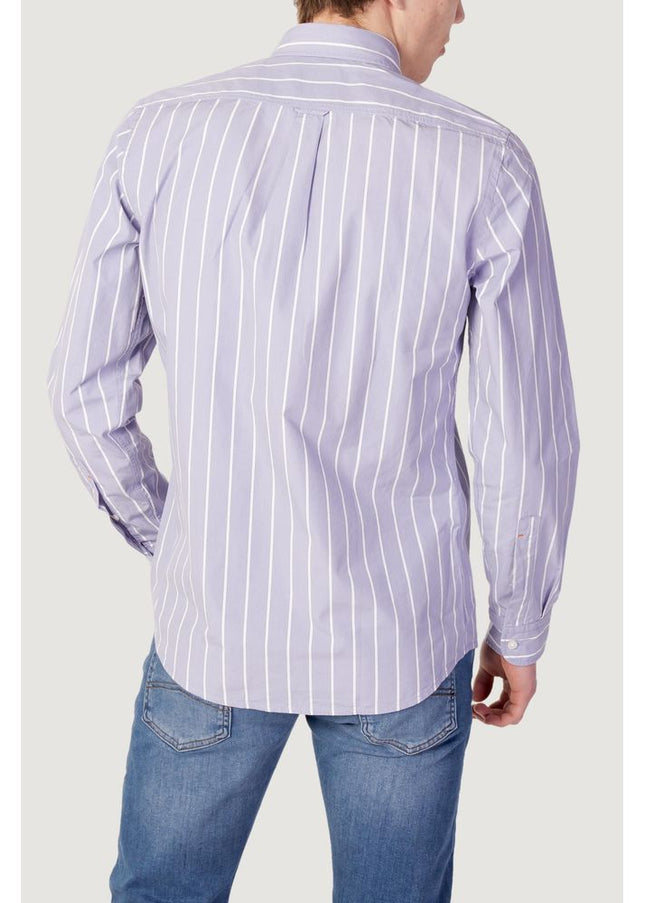 Hugo Boss Purple Cotton Shirt