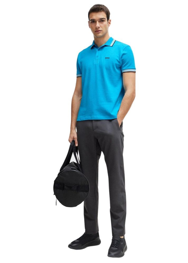 Hugo Boss Turquoise Cotton Polo Shirt