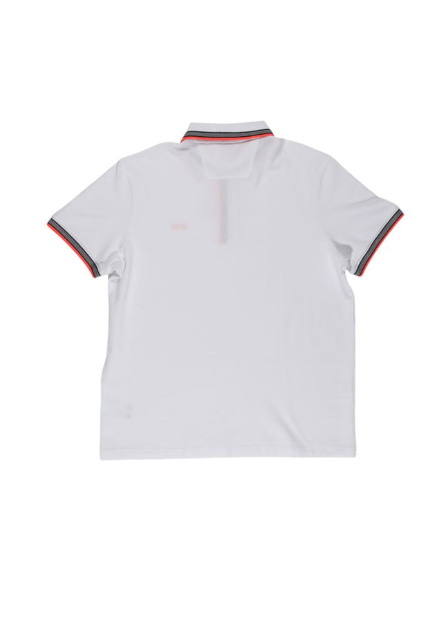 Hugo Boss White Cotton Polo Shirt