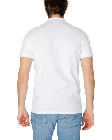 Hugo Boss White Cotton Polo Shirt